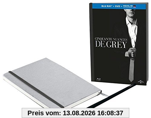 Cinquante Nuances de Grey Inclus Un Crayon et Un carnet de Notes [Combo Blu-Ray + DVD + Copie Digitale]