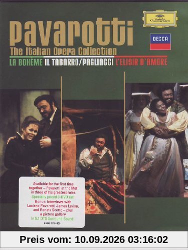 Luciano Pavarotti - The Italian Opera Collection [3 DVDs]