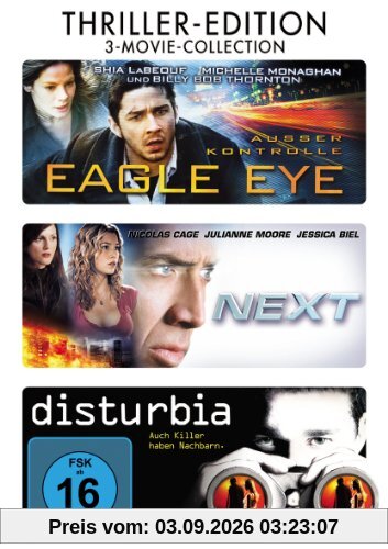Disturbia / Eagle Eye / Next [3 DVDs]