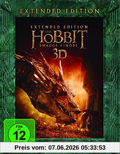 Der Hobbit: Smaugs Einöde Extended Edition [Blu-ray + Blu-ray 3D]