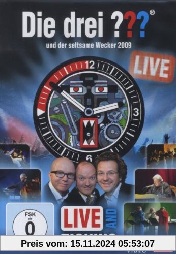 Die drei ??? und der seltsame Wecker 2009 - Live [2 DVDs]