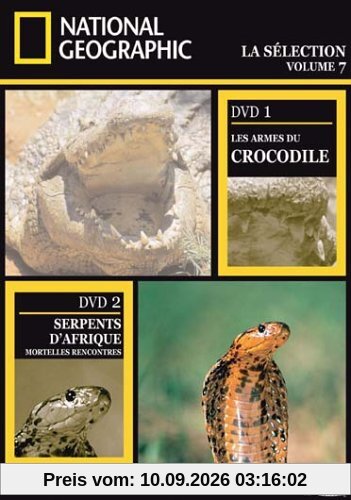 National Geographic : Serpents d'afriques / les armes du crocodile - Edition digipack 2 DVD [FR Import]