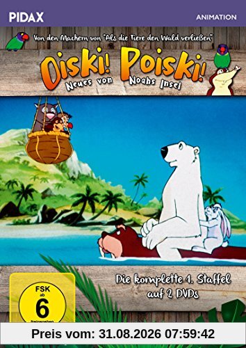 Oiski! Poiski! - Neues von Noahs Insel, Staffel 1 / Die komplette 1. Staffel der Kultserie von dem Machern von ALS DIE TIERE DEN WALD VERLIESSEN (Pidax Animation) [2 DVDs]