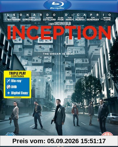 Inception Triple Play (Blu-Ray, Dvd and Digital Copy) [UK Import]