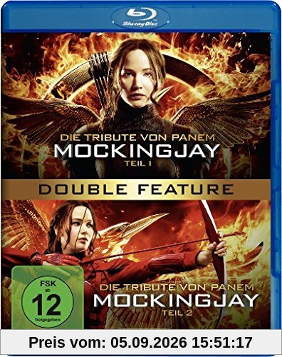 Die Tribute von Panem - Mockingjay Teil 1+2 [Blu-ray]