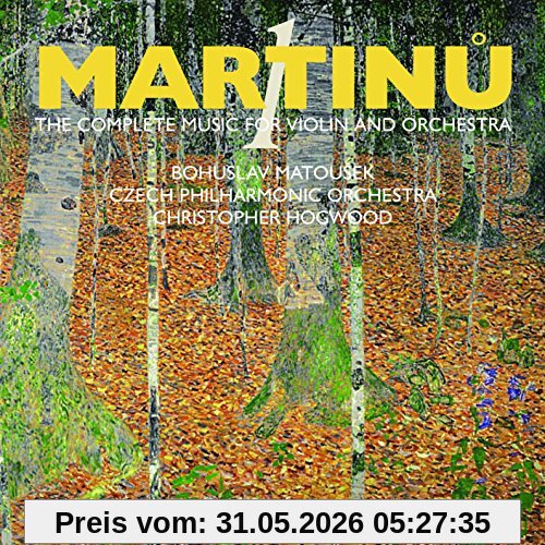 Hogwood Musik Für Violine Und Orchester Vol.1