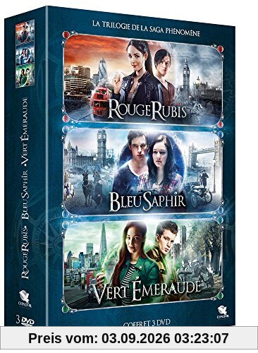 Coffret : rouge rubis ; bleu saphir ; vert émeraude [FR Import]