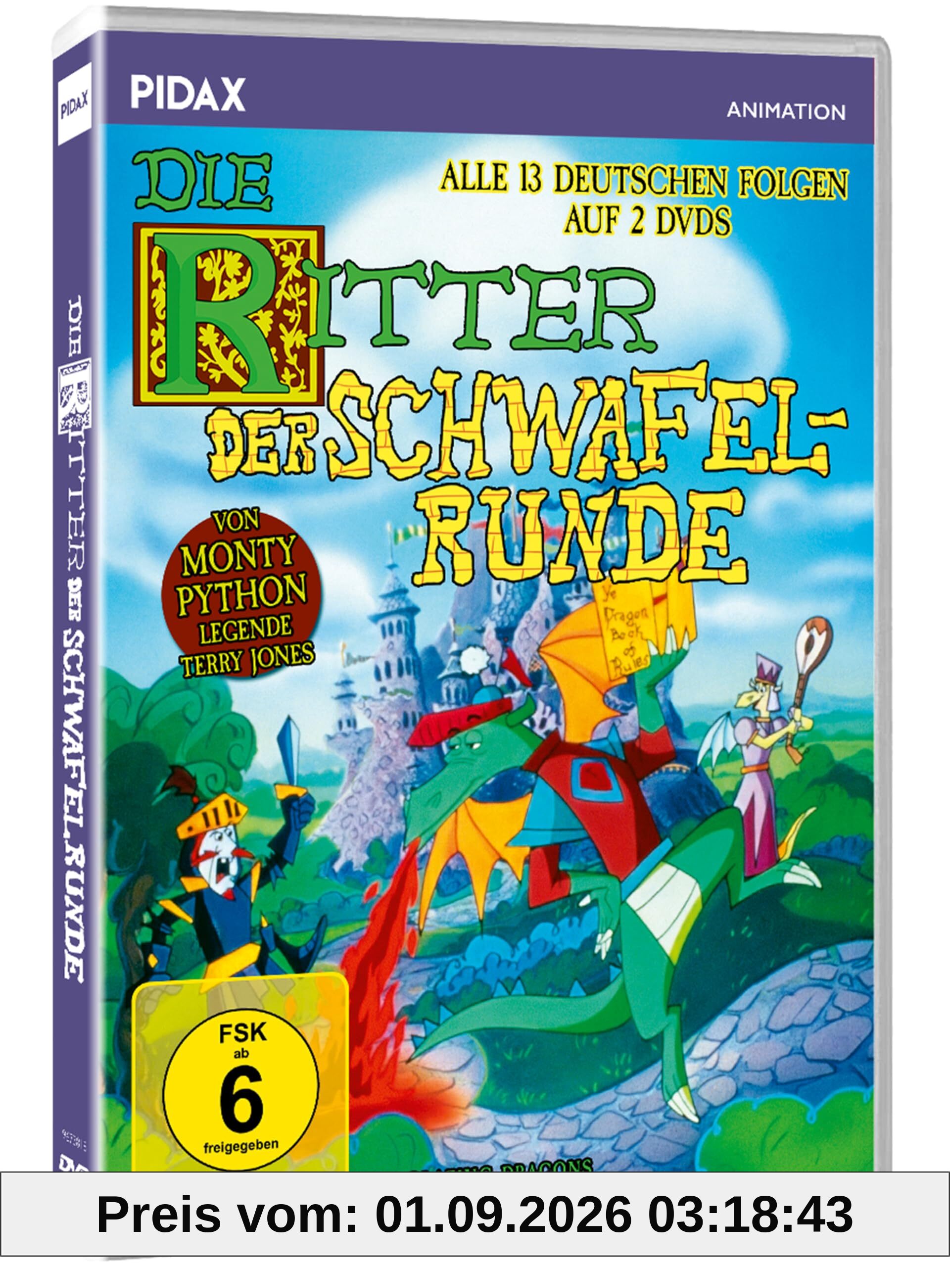Die Ritter der Schwafelrunde (Blazing Dragons) – Komplette Animation Serie mit 13 Folgen (Kult Zeichentrickserie voller Abenteuer) [2 DVDs]