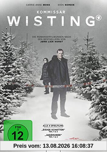 Kommissar Wisting - Alle 4 Spielfilme: Eisige Schatten Teil 1 & 2, Jagdhunde Teil 1 & 2 [2 DVDs]