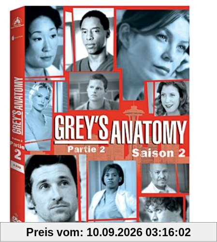 Grey's Anatomy - Saison 2, partie 2- Coffret 4 DVD [FR Import]