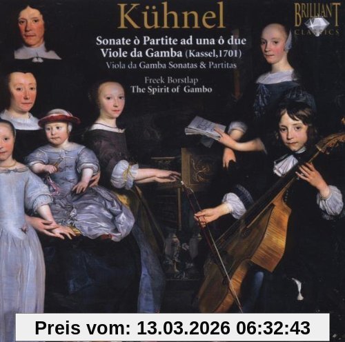 Freek Borstlap Kühnel, Viola Da Gamba Sonatas