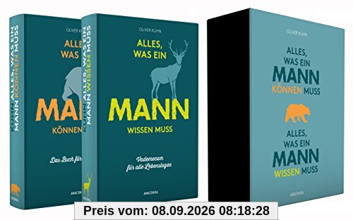 Alles, was ein Mann wissen muss - Alles, was ein Mann können muss (2 Bände in Geschenkschuber)