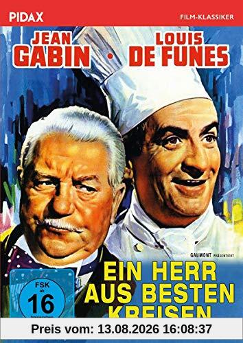 Ein Herr aus besten Kreisen (Le Gentlemen d Epsom) / Brillante Gaunerkomödie mit Jean Gabin und Louis de Funès (Pidax Film-Klassiker)