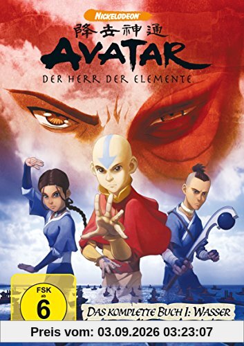 Avatar - Der Herr der Elemente/Buch 1: Wasser - Box [5 DVDs]