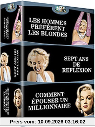 7 ans de réflexion / Les Hommes préfèrent les blondes / Comment épouser un millionnaire - Tripack 3 DVD