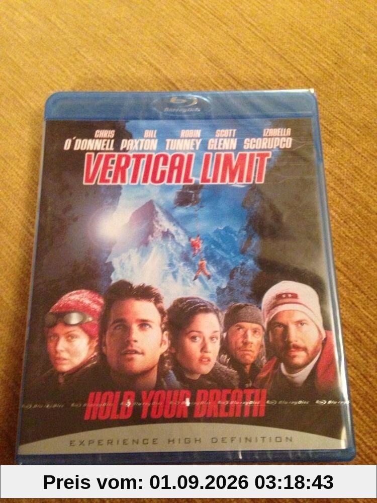 Vertical Limit (BLU-RAY) **SCANDINAVIAN IMPORT** REGION FREE WITH ENGLISH SOUND **NEW & SEALED**