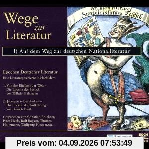 Wege zur Literatur, Audio-CDs, Auf dem Weg zur deutschen Nationalliteratur, Barock und Aufklärung, 3 Audio-CDs