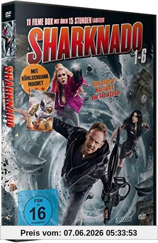 Sharknado 1-6 Deluxe Box-Edition (5 DVDs mit 11 Filmen plus Magnet)