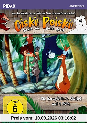 Oiski! Poiski! - Neues von Noahs Insel, Staffel 3 / Die komplette 3. Staffel der Kultserie von dem Machern von ALS DIE TIERE DEN WALD VERLIESSEN (Pidax Animation) [2 DVDs]