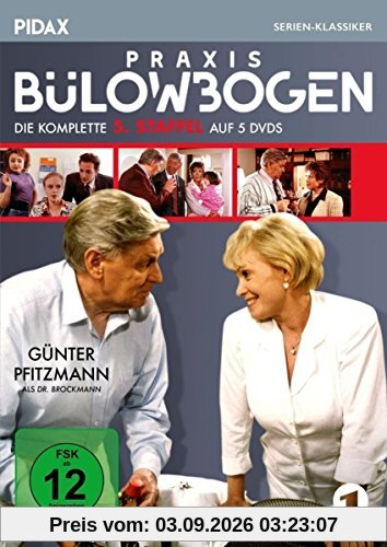 Praxis Bülowbogen, Staffel 5 / Weitere 13 Folgen der Kultserie mit Günter Pfitzmann (Pidax Serien-Klassiker) [5 DVDs]