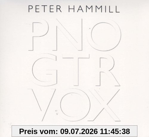 Peter Hammill Pno, Gtr, Vox (Live Performances)