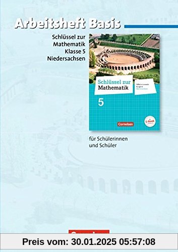 Schlüssel zur Mathematik - Differenzierende Ausgabe Niedersachsen: 5. Schuljahr - Arbeitsheft Basis