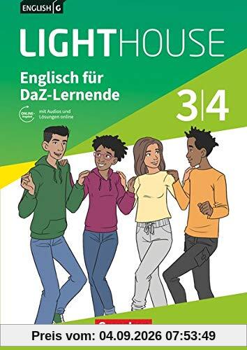 English G Lighthouse - Allgemeine Ausgabe: Band 3/4: 7./8. Schuljahr - Englisch für DaZ-Lernende: Workbook mit Audios und Lösungen online