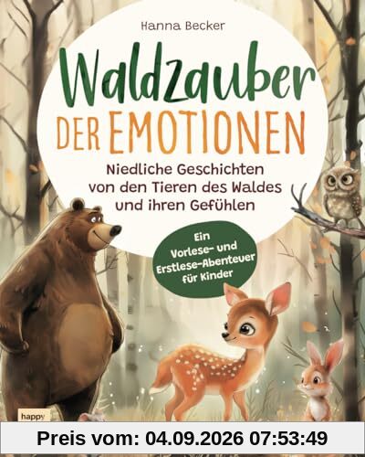 Waldzauber der Emotionen - Niedliche Geschichten von den Tieren des Waldes und ihren Gefühlen: Ein Vorlese- und Erstlese-Abenteuer für Kinder