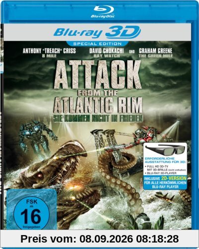 Attack from the Atlantic Rim - Ungeschnittene Fassung [3D Blu-ray] [Special Edition]
