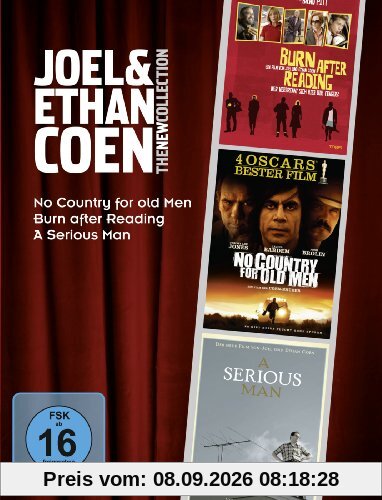 Joel & Ethan Coen - The New Collection (Burn After Reading, No Country For Old Men, A Serious Man) [3 DVDs]