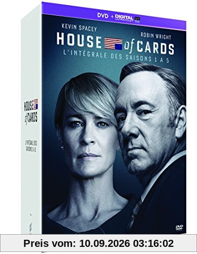 Coffret house of cards, saisons 1 à 5 [FR Import]