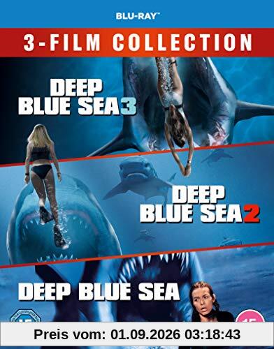 Deep Blue Sea 3-Film Collection [Deep Blue Sea / Deep Blue Sea 2 / Deep Blue Sea 3] [Blu-ray] [2020] [Region Free]