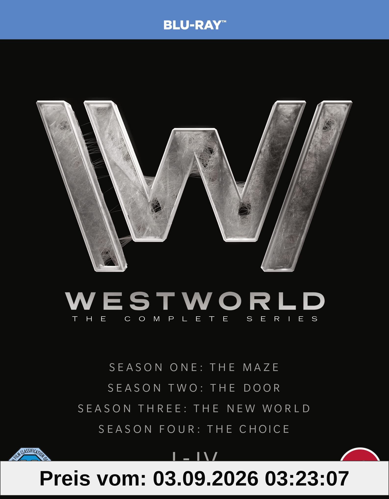 Westworld: The Complete Series [Blu-ray] [2022] [2023] [Region Free]