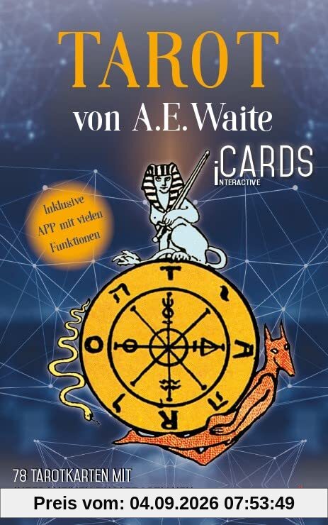 Tarot von A.E. Waite - iCards: 78 Karten mit App. Mit Texten von Hajo Banzhaf und Noemi Christoph: 78 Tarotkarten mit interaktiven Zusatzoptionen ... ... Texte von Hajo Banzhaf und Noemi Christoph