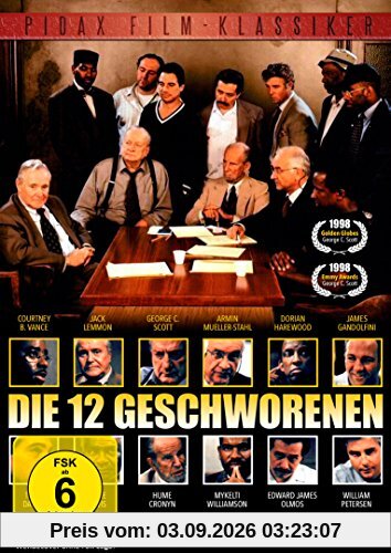 Die 12 Geschworenen (12 Angry Men) - Preisgekrönte Neuverfilmung des Klassikers mit absoluter Starbesetzung (Pidax Film-Klassiker)