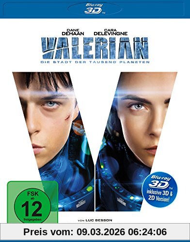 Luc Besson Valerian - Die Stadt Der Tausend Planeten [3D Blu-ray]