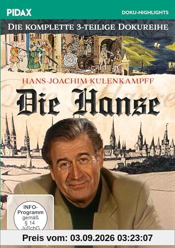 Die Hanse / Die komplette 3-teilge Dokureihe mit Hans-Joachim Kulenkampff (Pidax Doku-Highlights)