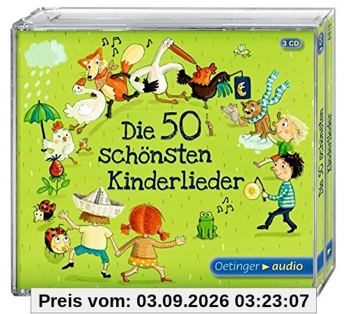 Die 50 schönsten Kinderlieder (3er CD Box)