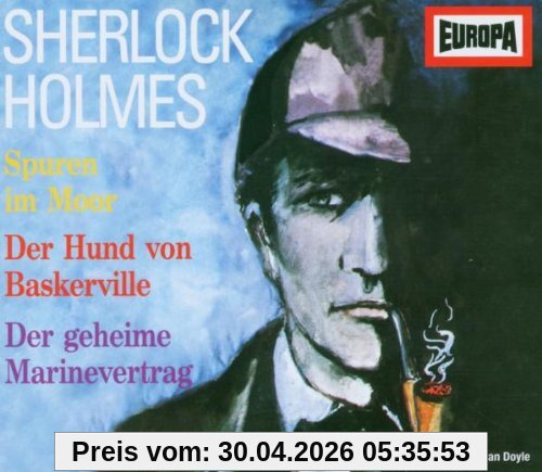 Sherlock Holmes Box 01. 3 CDs: Der Hund von Baskerville / Spuren im Moor / Im Dienste Ihrer Majestät