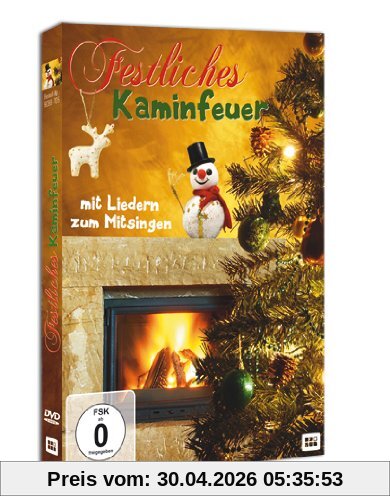 Festliches Kaminfeuer mit Liedern zum Mitsingen