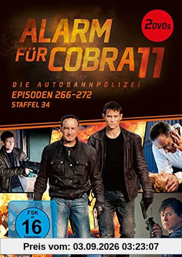 Alarm für Cobra 11 - Staffel 34 [2 DVDs]