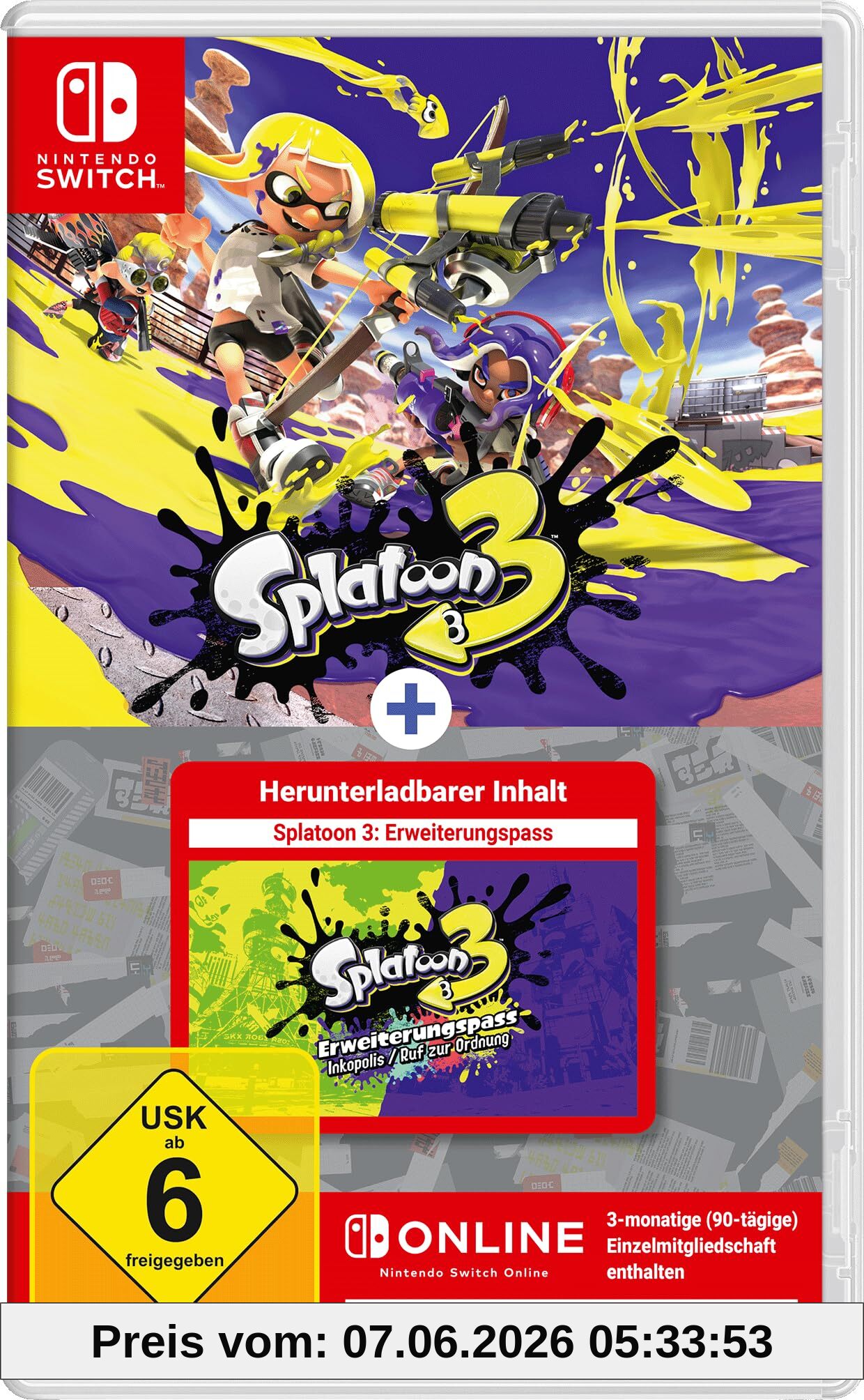 Splatoon 3 + Erweiterungspass - Set