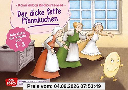 Der dicke fette Pfannkuchen. Kamishibai Bildkartenset.: Märchen für Kinder von 1–3