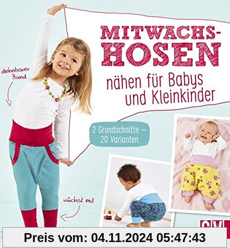 Mitwachshosen nähen für Babys und Kleinkinder