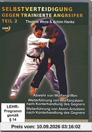 Selbstverteidigung gegen trainierte Angreifer Teil 2 - Abwehr von Wurfangriffen/Weiterführung von Wurfansätzen nach Konterhandlung des ... nach Konterhandlungen des Gegners