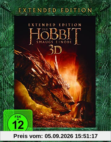 Der Hobbit: Smaugs Einöde Extended Edition [Blu-ray + Blu-ray 3D]