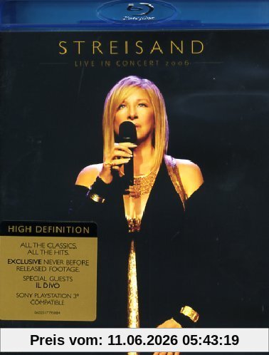 Barbra Streisand - Live in Concert 2006 [Blu-ray]