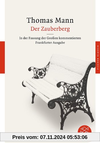 Der Zauberberg: Roman In der Fassung der Großen kommentierten Frankfurter Ausgabe: Roman. In der Fassung der Großen komm