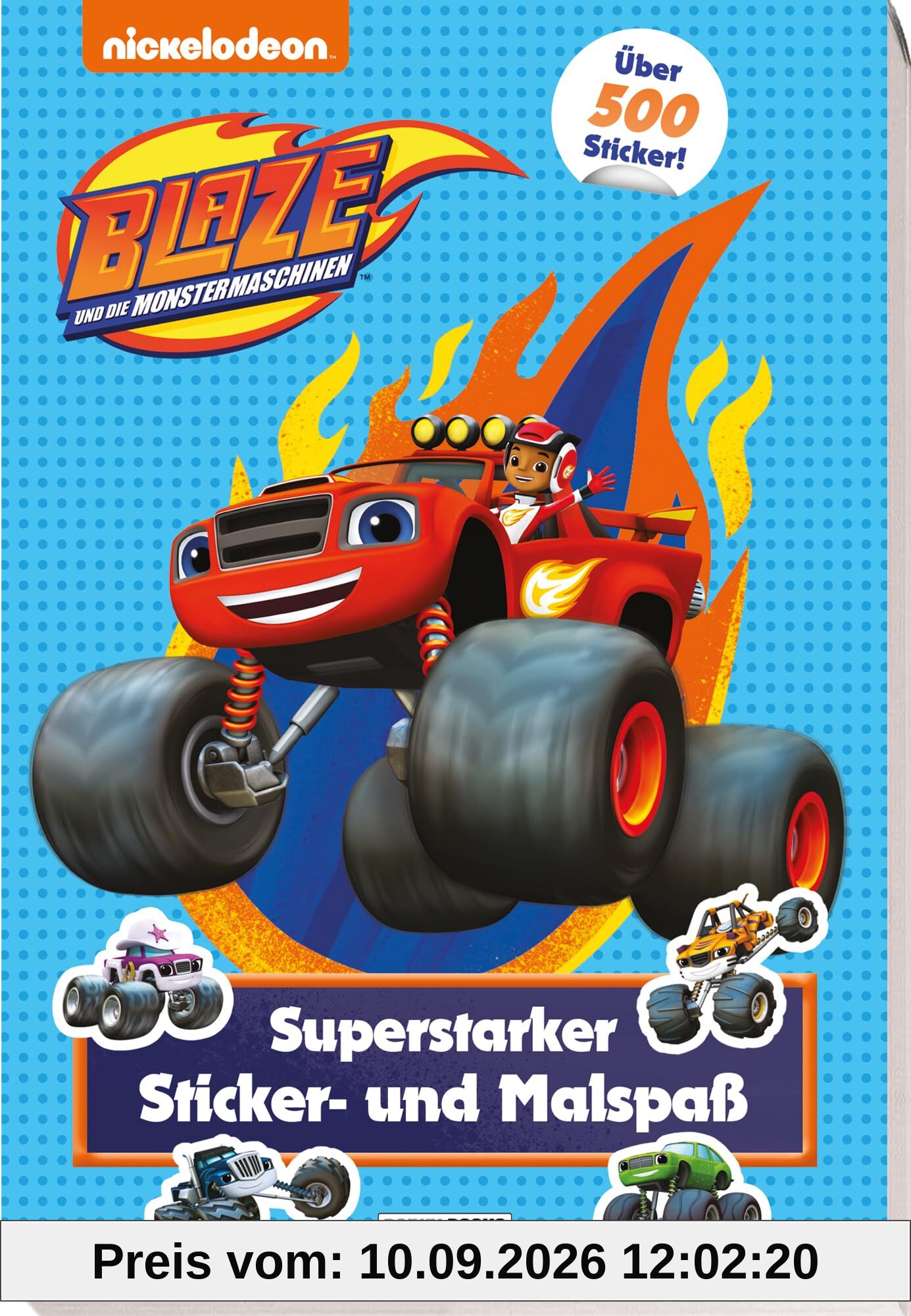 Blaze und die Monstermaschinen: Superstarker Sticker- und Malspaß: Sticker- und Malblock