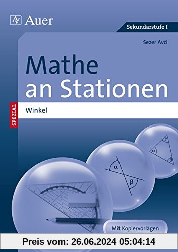 Mathe an Stationen Spezial Winkel: Übungsmaterial zu den Kernthemen der Bildungsstandards (5. bis 8. Klasse) (Stationent